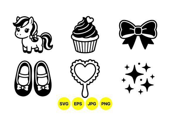 Download Cute Baby Girl Clipart Set - Baby girl Collection